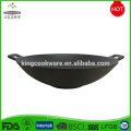 Wholesale Industrial Chinese Blue Cast Iron Enamel Cast Iron Wok